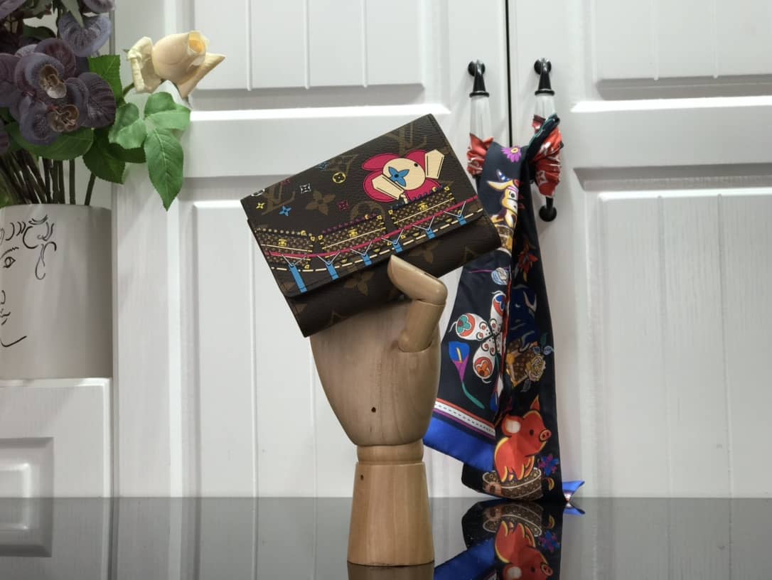 Louis Vuitton Monogram Canvas Christmas Victorine Wallet Replica M69751 - DEEPREPS