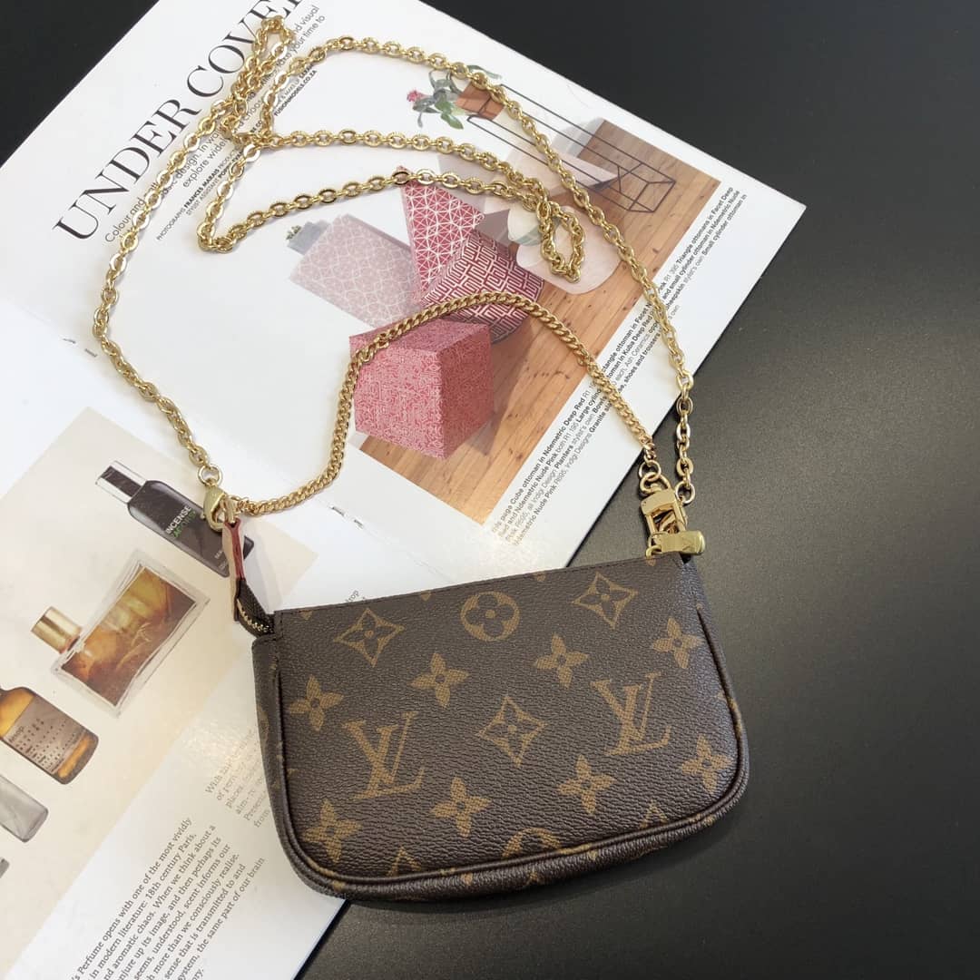 Louis Vuitton Monogram Canvas Replica Mini Pochette - DEEPREPS