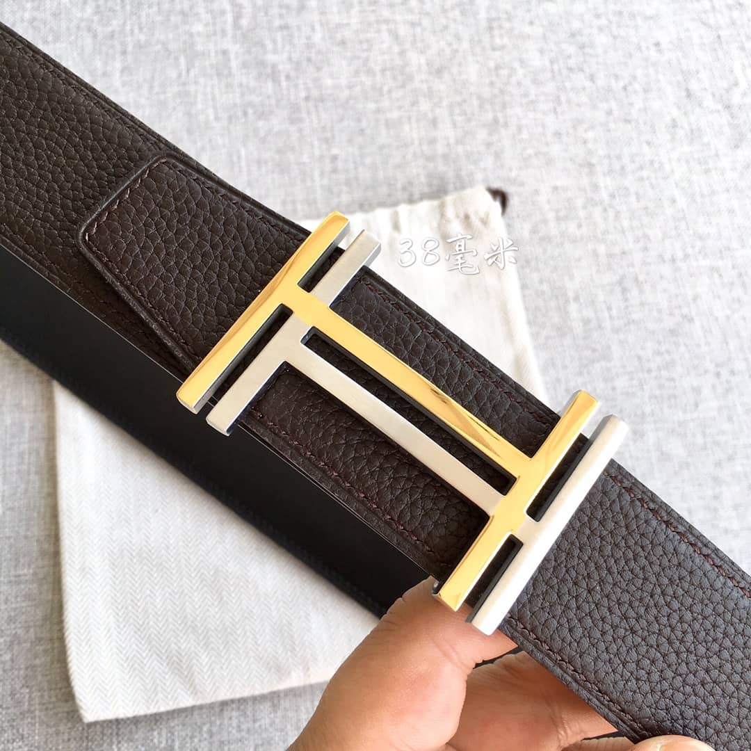Fake Hermes Logo Belt 38mm - DEEPREPS