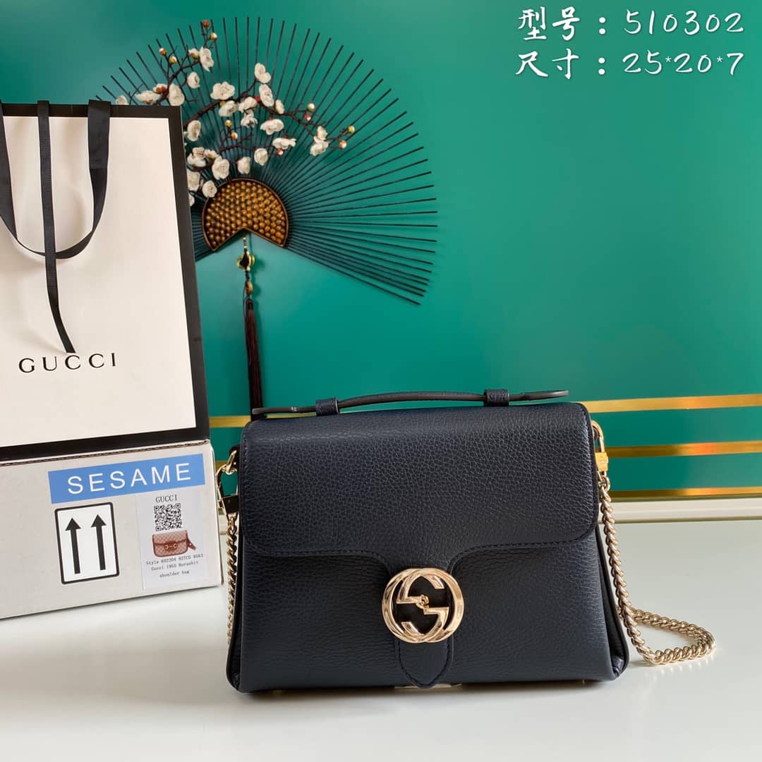 Gucci Interlocking G Chain Shoulder Bag Replica 510302 - DEEPREPS