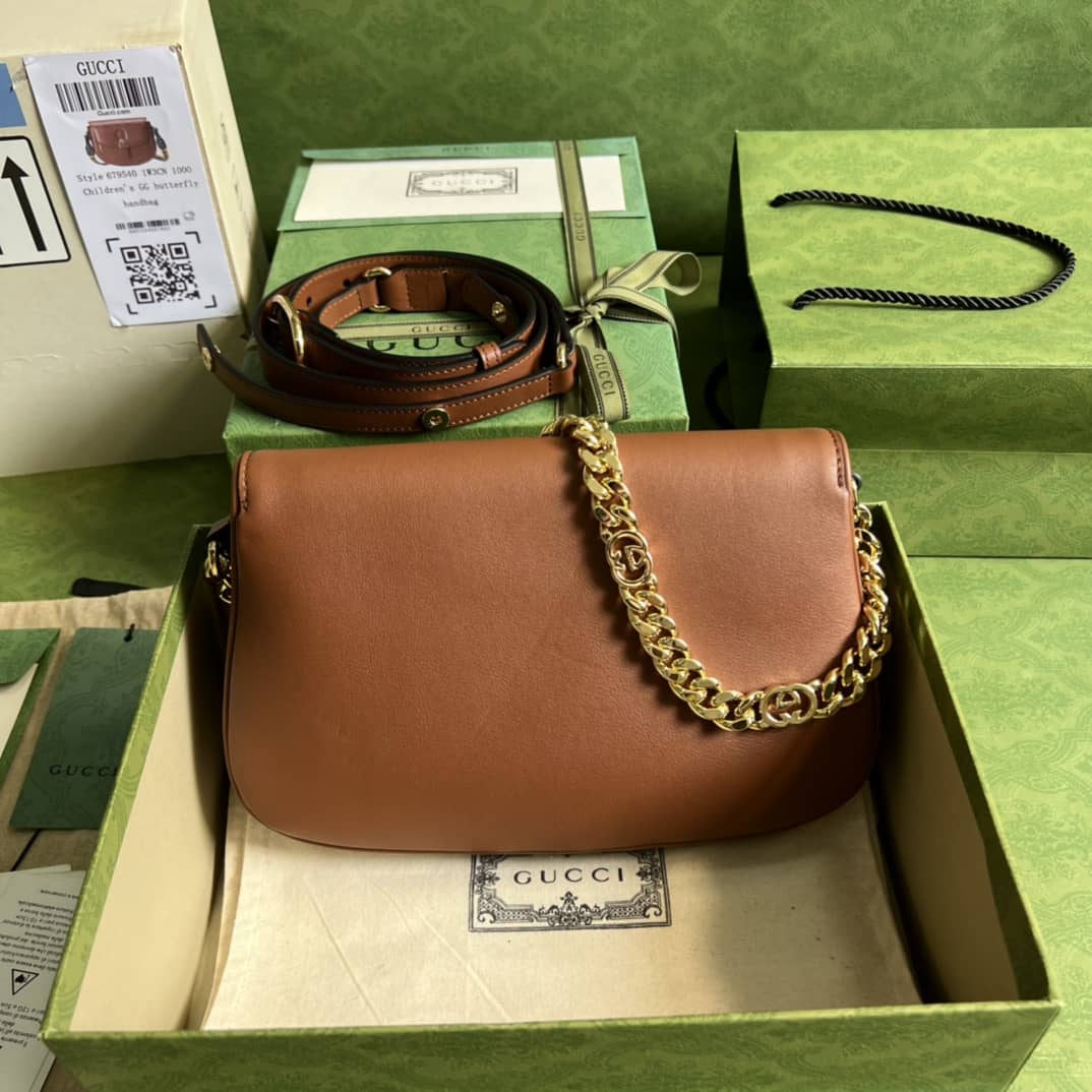 Gucci Blondie Brown 699268 Replica Shoulder Bag - DEEPREPS
