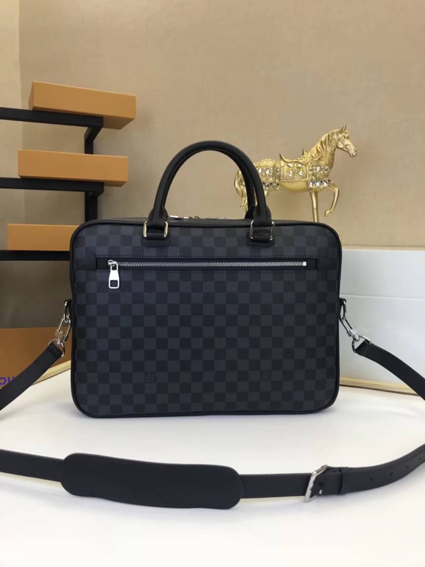 Louis Vuitton Damier Cobalt Porte Document Business 2Way Replica Bag N41347 - DEEPREPS
