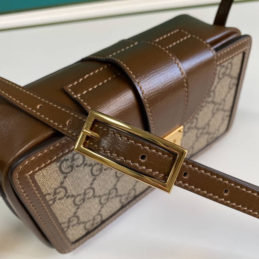 Gucci GG Mini Bag With Clasp Closure Replica 614368 - DEEPREPS