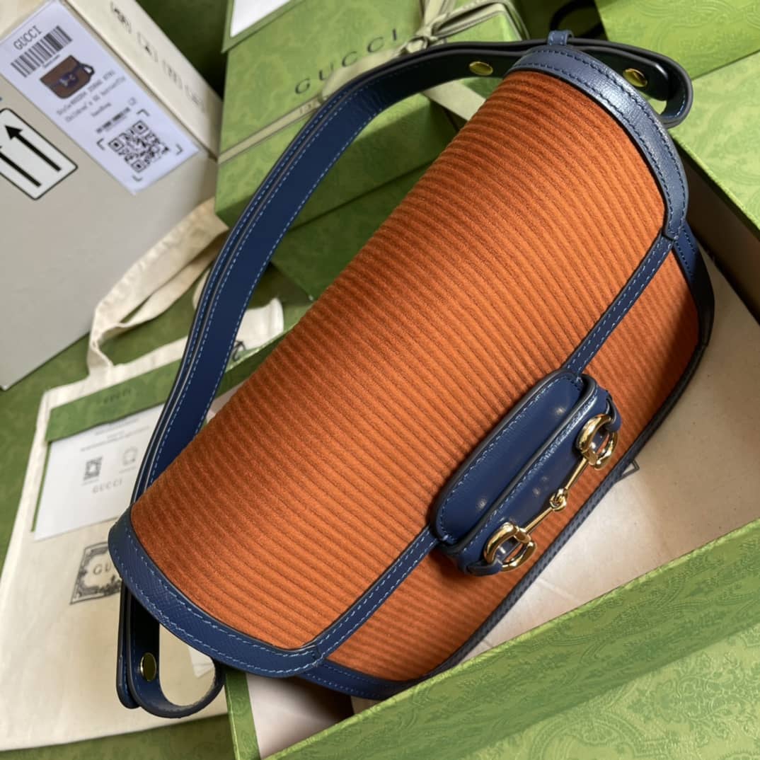 Gucci 1955 Horsebit Supreme Shoulder Bag Replica 602204 - DEEPREPS