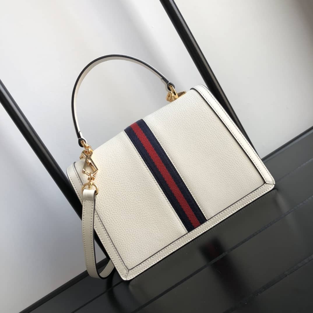 Gucci Ophidia Small Top Handle Bag Replica White 651055 - DEEPREPS