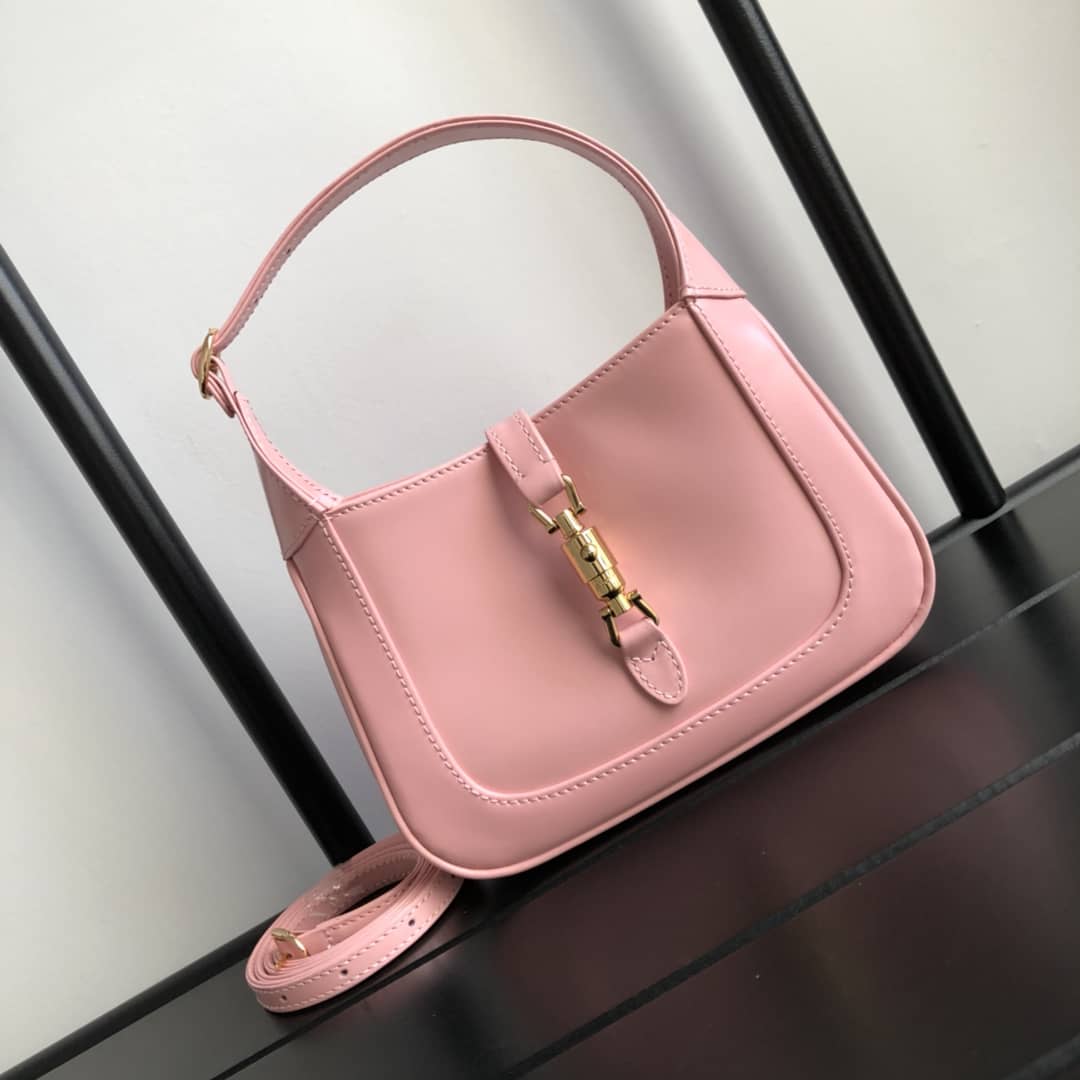 Gucci Jackie 1961 Mini Shoulder Bag Replica Pink 637092 - DEEPREPS