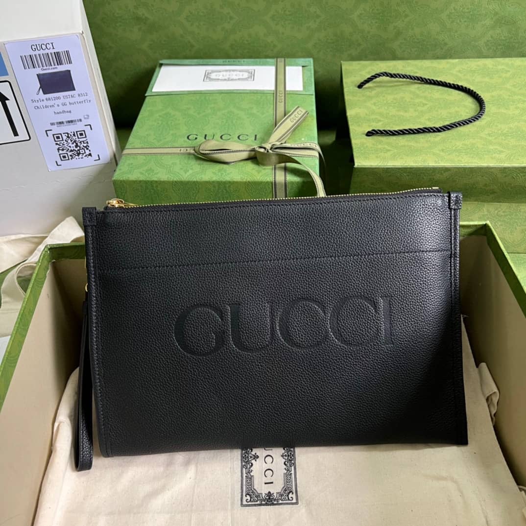 Gucci Calfskin Matelasse Small GG Marmont Chain 681200 Replica Clutch - DEEPREPS