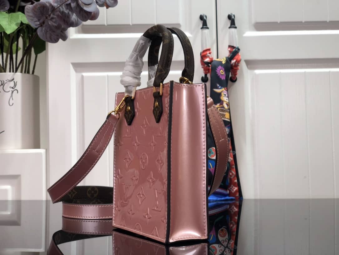 Louis Vuitton Petit Sac Plat Flat Shoulder Bag Replica Pink M80169 - DEEPREPS