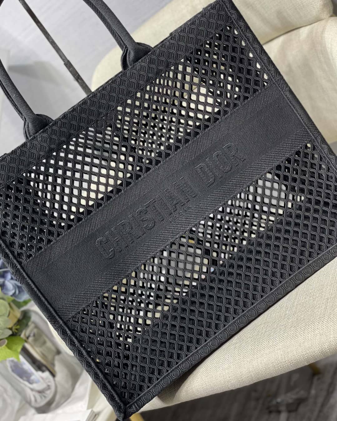 Christian Dior Mesh Book Tote Bag Dupe - DEEPREPS