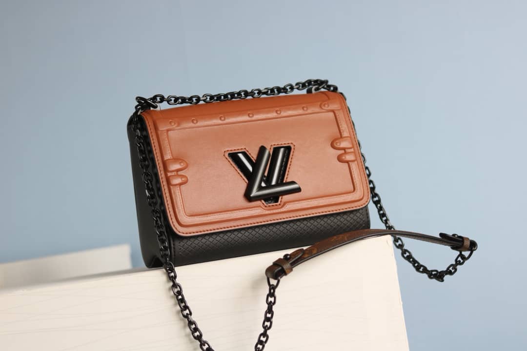 Louis Vuitton Twist Epi Handbag Replica Brown M50320 - DEEPREPS