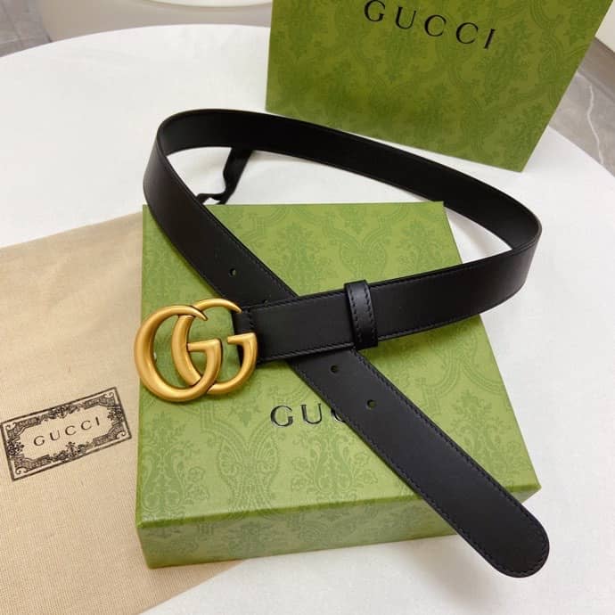 Knockoff Gucci Logo Belt 30mm - DEEPREPS