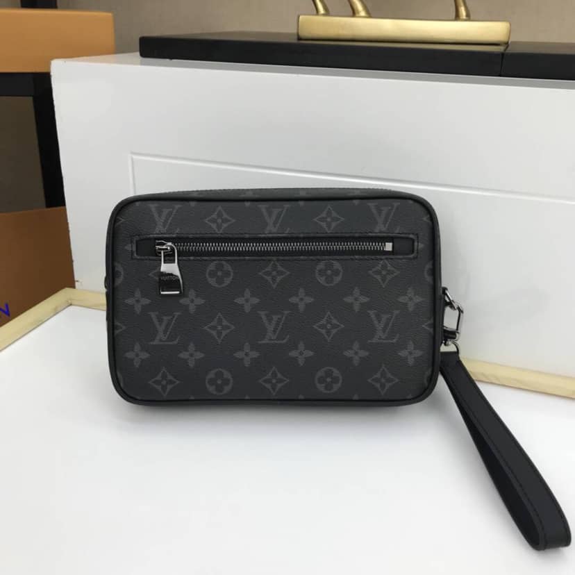 Louis Vuitton PM Monogram Eclipse Trousse Toilette Replica Pouch M43384 - DEEPREPS
