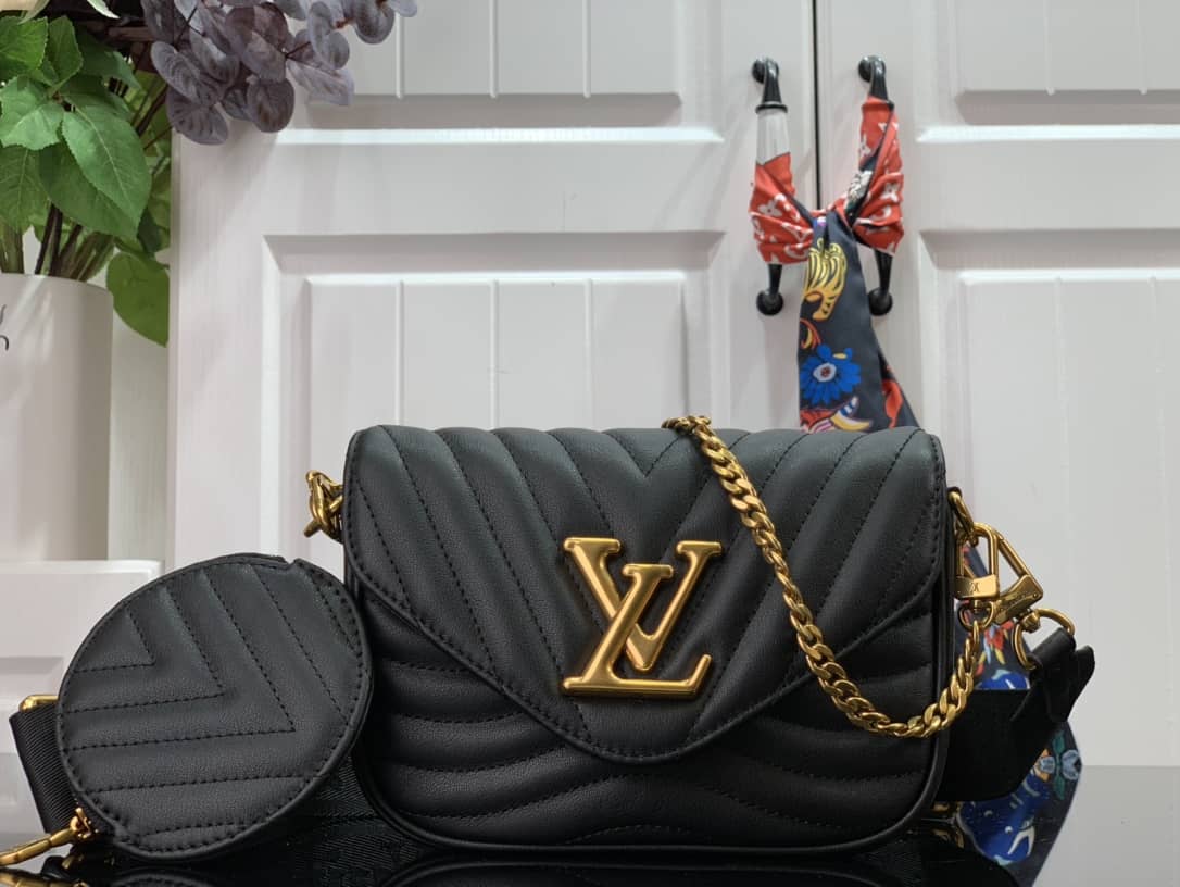 Louis Vuitton New Wave Multi Replica Pochette Black M56466 - DEEPREPS