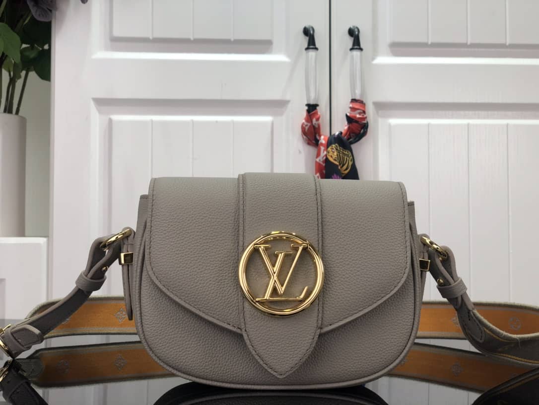 Louis Vuitton Pont 9 Soft PM Replica Bag Apricot M58727 - DEEPREPS