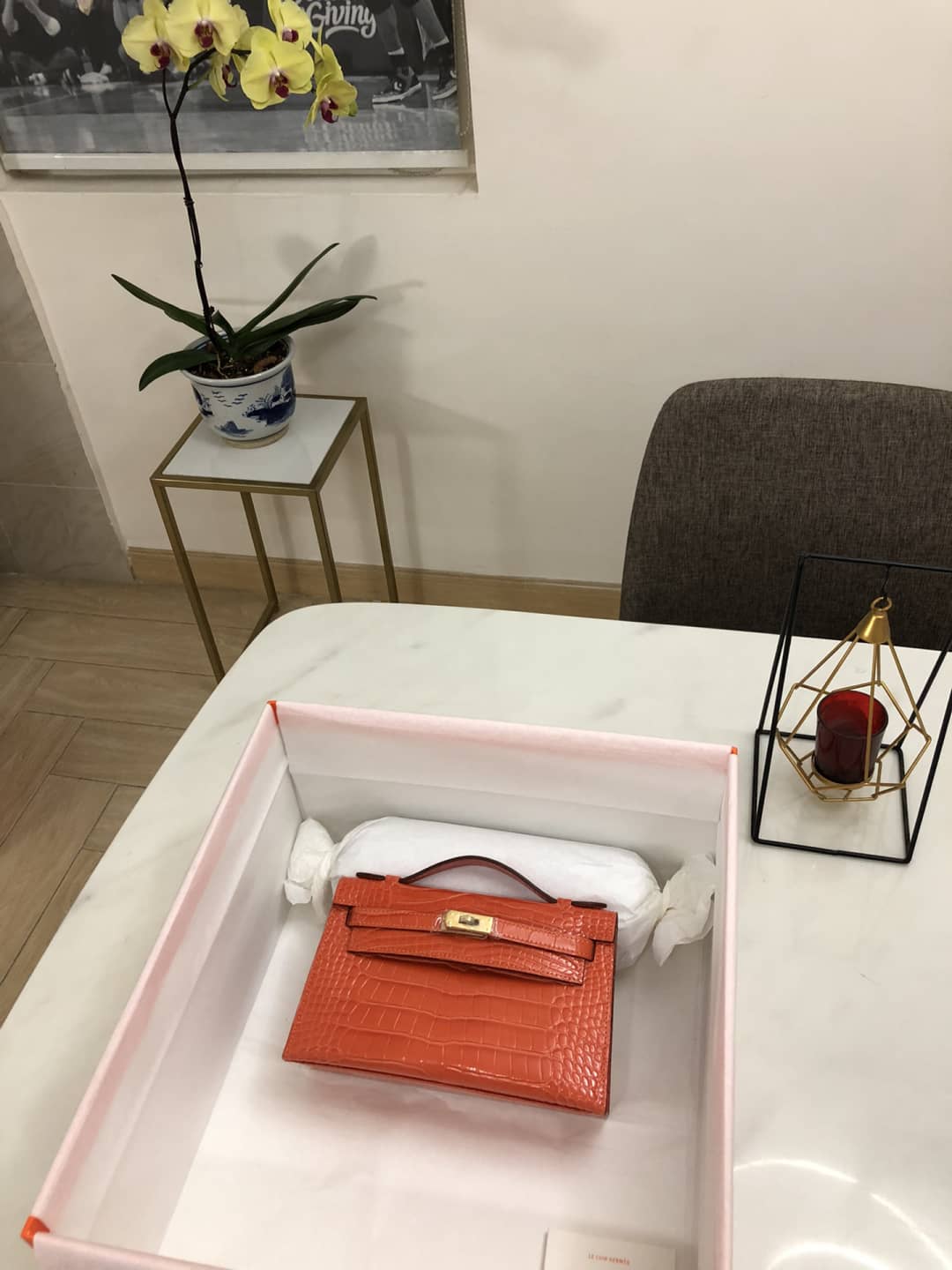 Hermes Kelly Dupe 22CM Crocodile Shiny Replica Bag - DEEPREPS