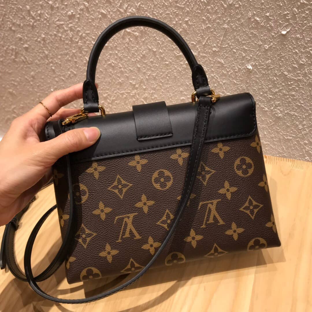 Louis Vuitton Monogram Canvas Locky BB Bag Replica Black M44321 - DEEPREPS