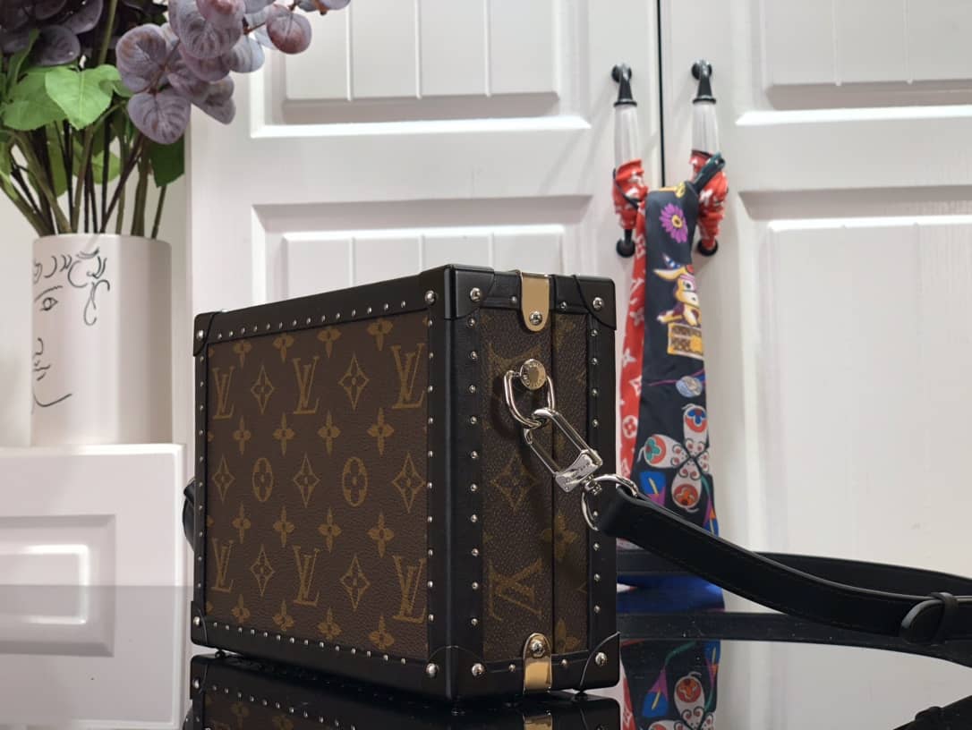 Louis Vuitton Monogram Massacar Canvas Clutch Box Replica - DEEPREPS