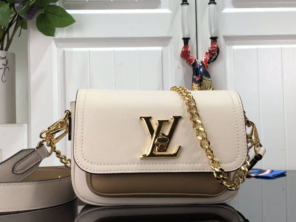 Louis Vuitton Lockme Tender White M59984 Replica Crossbody Bag - DEEPREPS