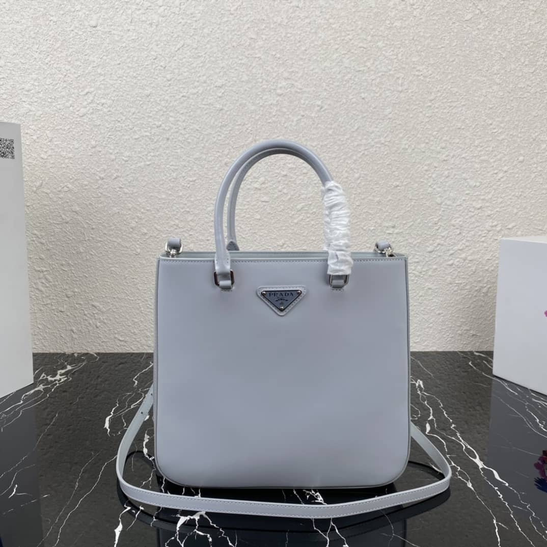 Prada Raffia Tote Dupe Womens Brushed Leather Replica Tote - DEEPREPS