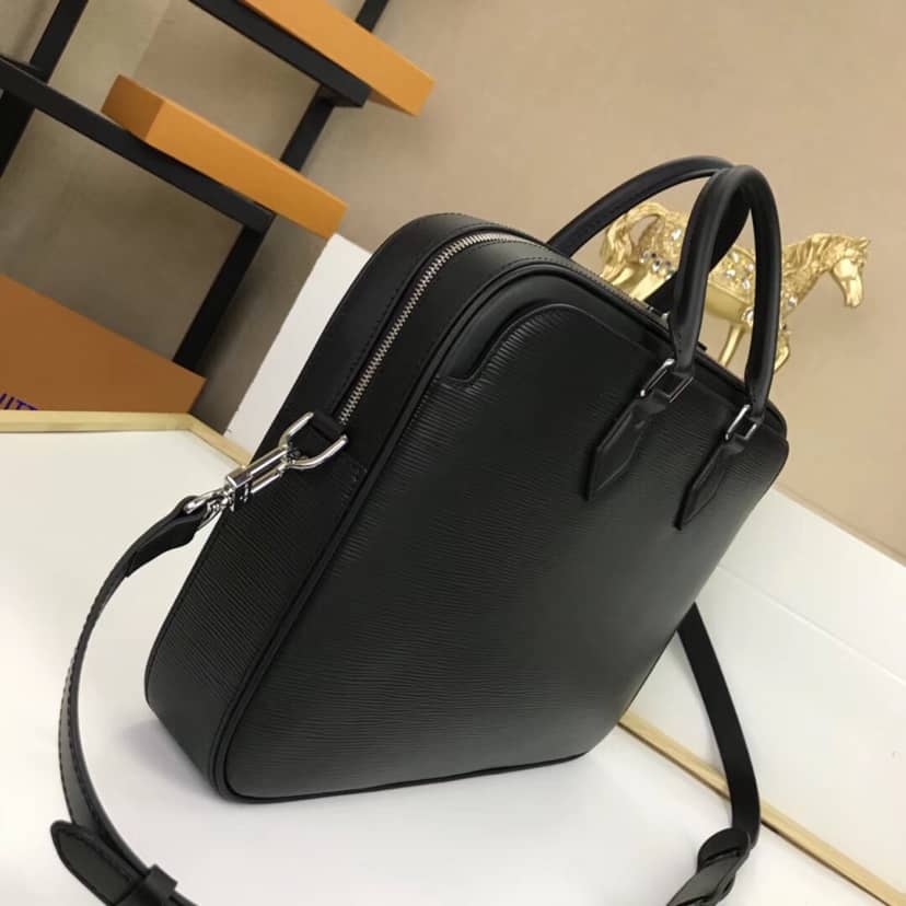 Louis Vuitton Dandy MM Epi Leather Bag Replica Black M54404 - DEEPREPS