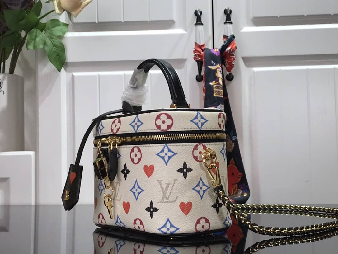 Louis Vuitton Replica Bags PM Reverse Monogram Coated Canvas Crossbody Bag Replica White M45165 - DEEPREPS