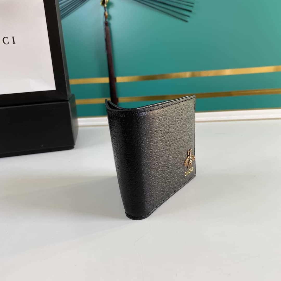 Gucci Animalier Leather Wallet Replica 523664 - DEEPREPS