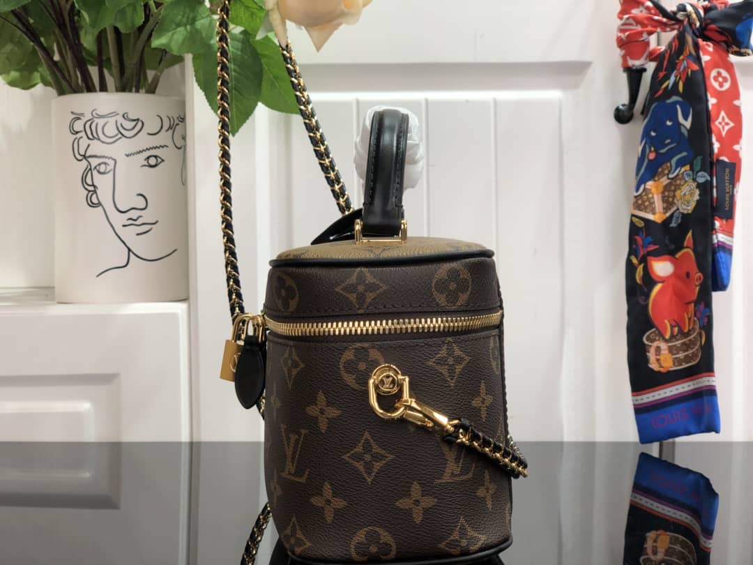 Louis Vuitton Monogram Reverse Canvas Vanity PM M45165 Replica - DEEPREPS