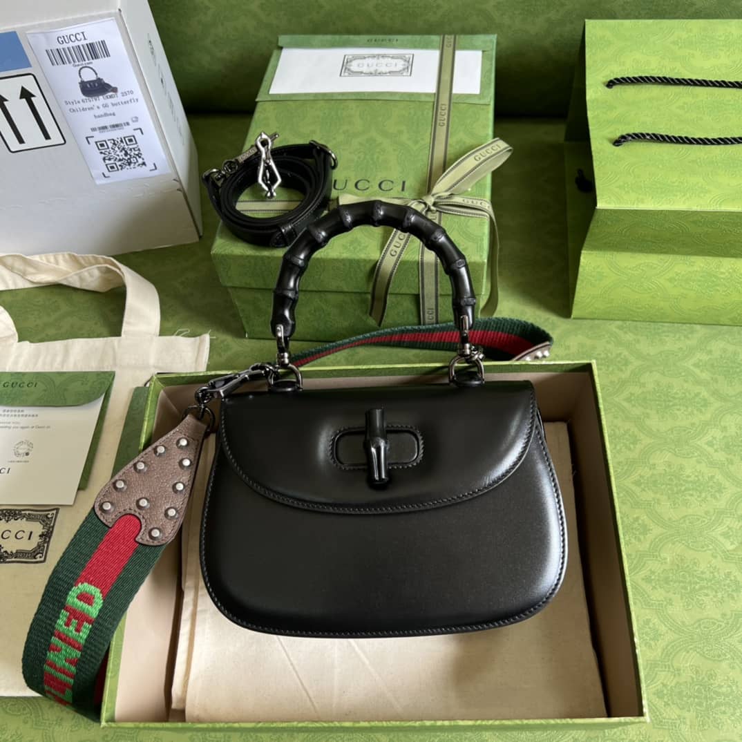 Gucci Bamboo Small Top Handle Bag Replica 675797 - DEEPREPS