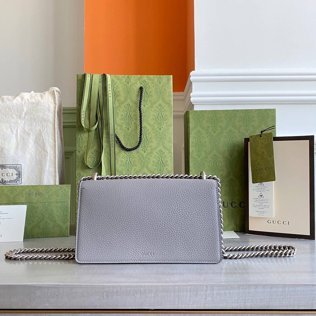 Gucci GG Dionysus Small Shoulder Bag Replica Gray 499623 - DEEPREPS