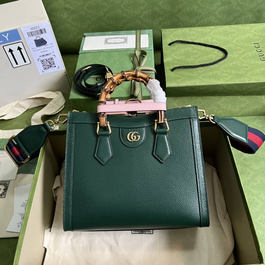 Gucci Diana Small Tote Green 702721 Replica Bag - DEEPREPS