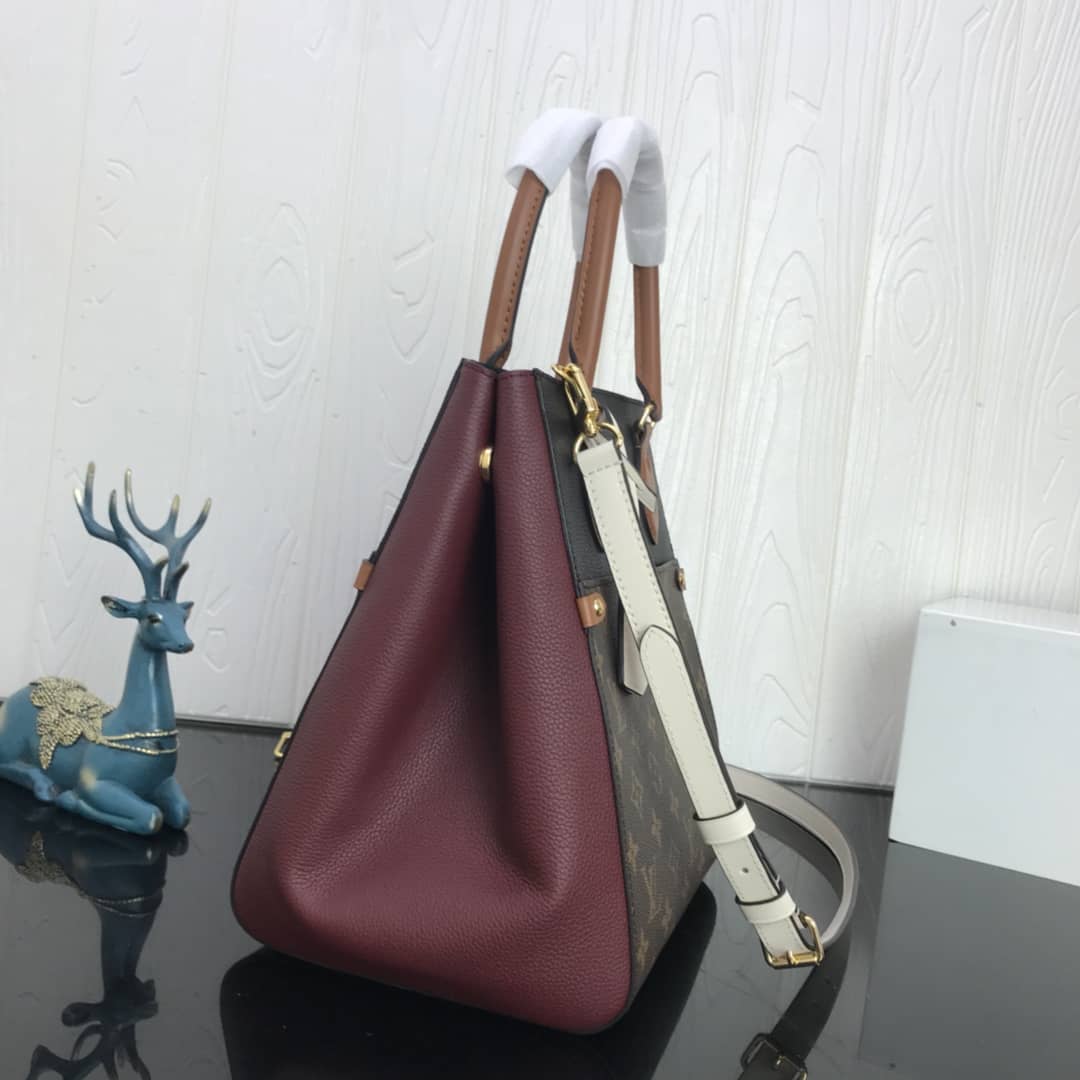 Louis Vuitton Monogram Fold MM 2way Tote Replica Black M45409 - DEEPREPS