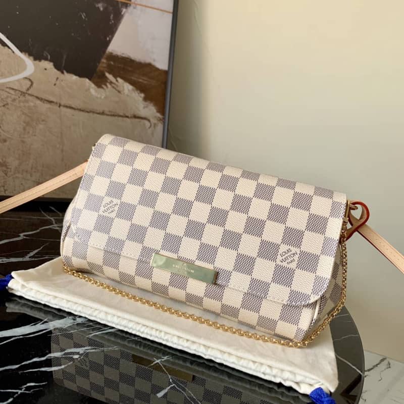 Louis Vuitton Favorite PM Demier Azur Chain Replica Handbag N41277 - DEEPREPS