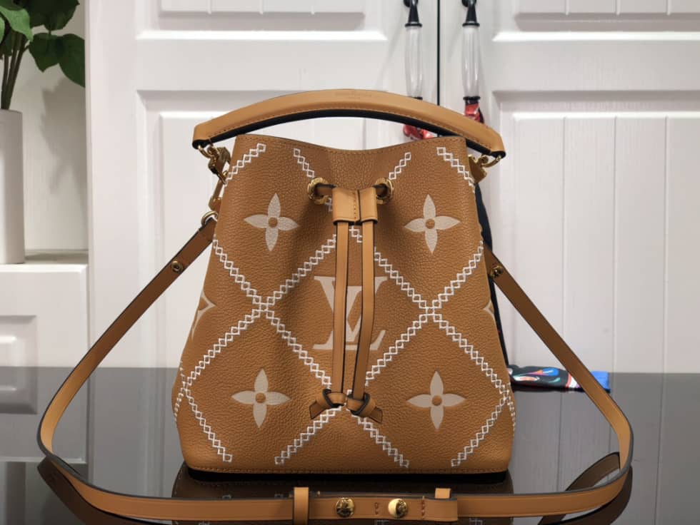 Louis Vuitton NeoNoe MM Brown M46023 Replica Bucket Bag - DEEPREPS