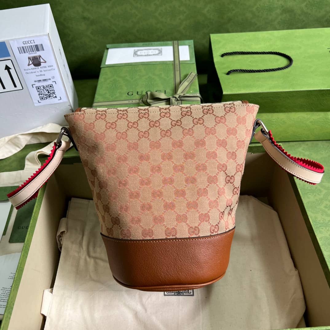 Gucci GG Supreme Canvas Bucket Bag Replica 630819 - DEEPREPS