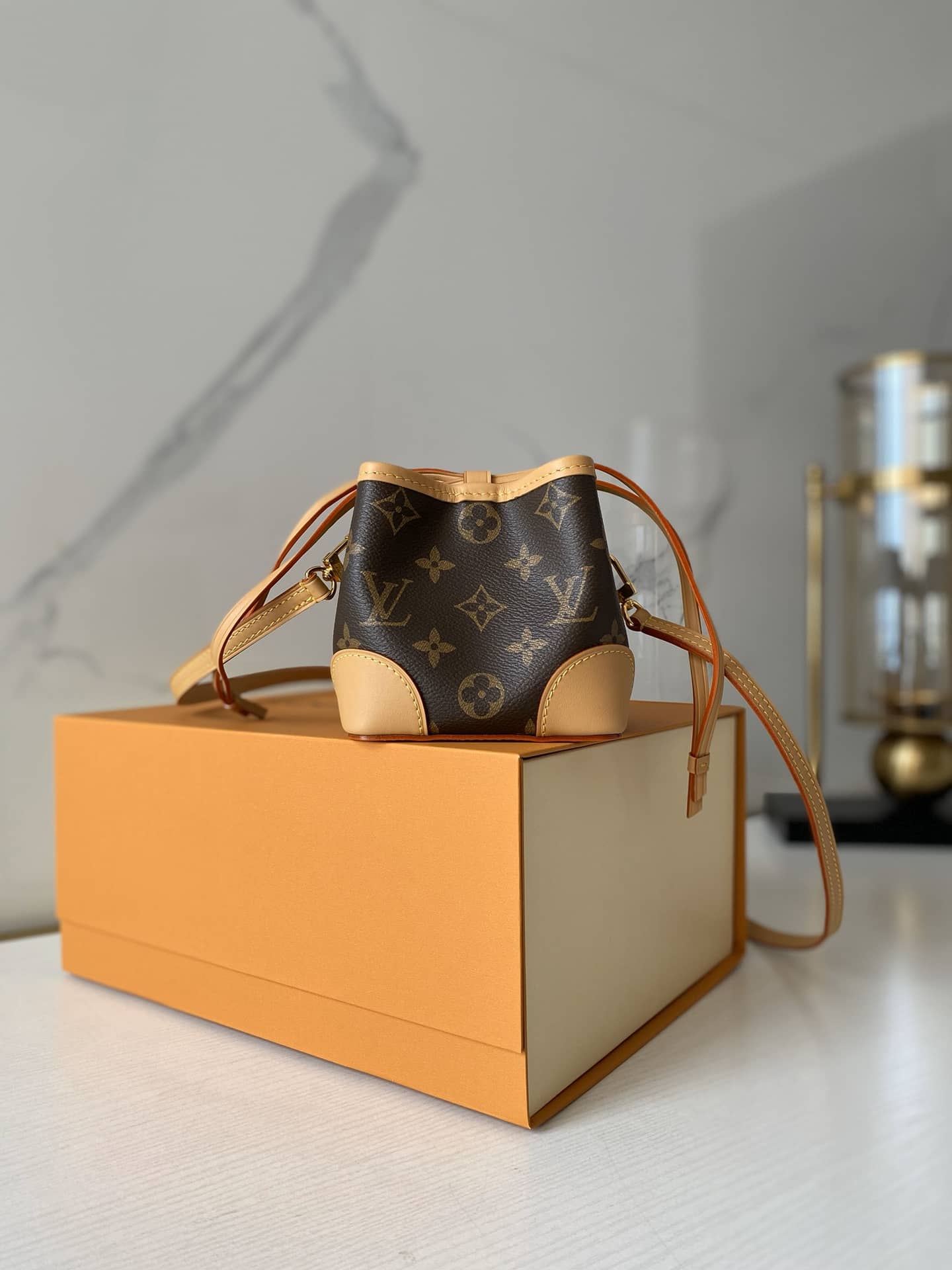 Louis Vuitton Monogram Coated Canvas Replica Crossbody Bag Brown M57099 - DEEPREPS