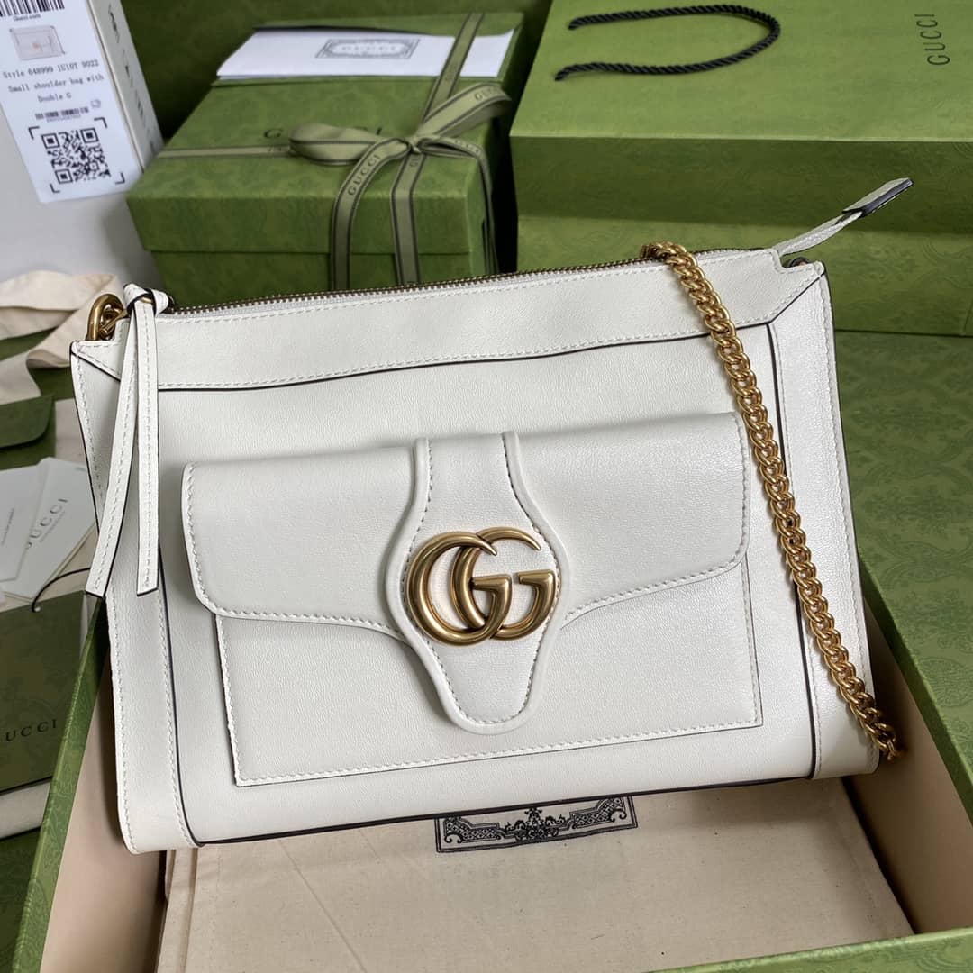 Gucci Double G Small Shoulder Bag Replica 648999 - DEEPREPS