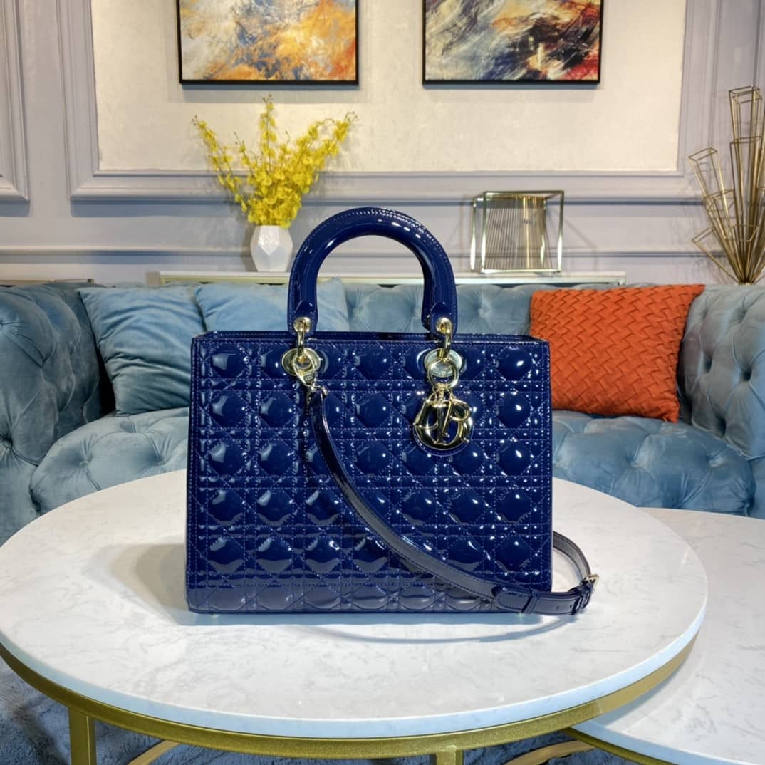 Lady Dior Dupe 32CM Replica Bag(Cola) - DEEPREPS