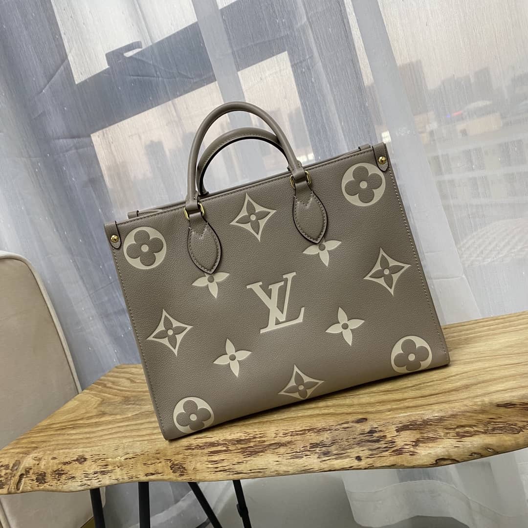 Louis Vuitton Empreinte OnTheGo MM Bag Replica Gray M45495 - DEEPREPS
