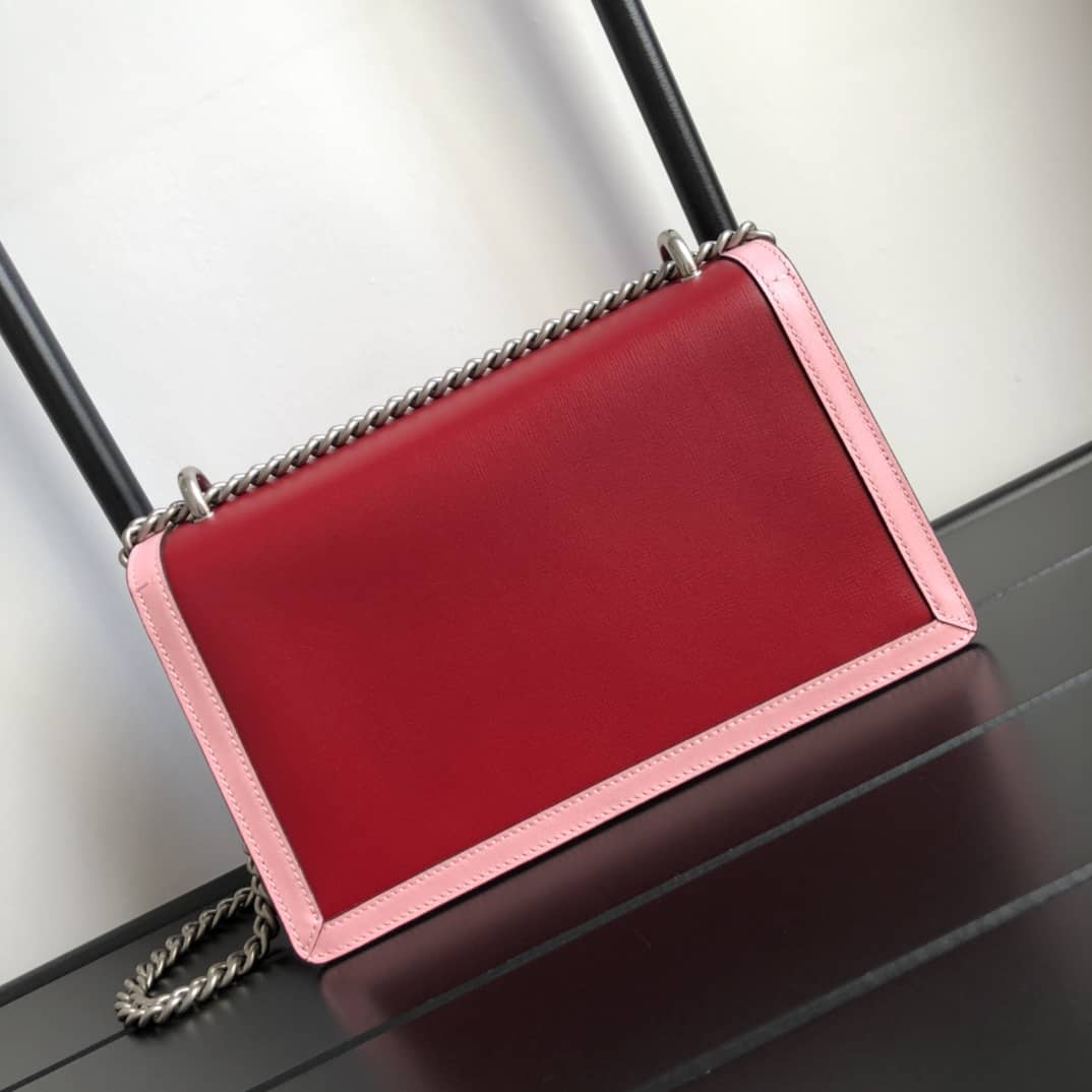 Gucci Dionysus Dupe GG Supreme Dionysus Chain Shoulder Bag Replica Red 400249 - DEEPREPS