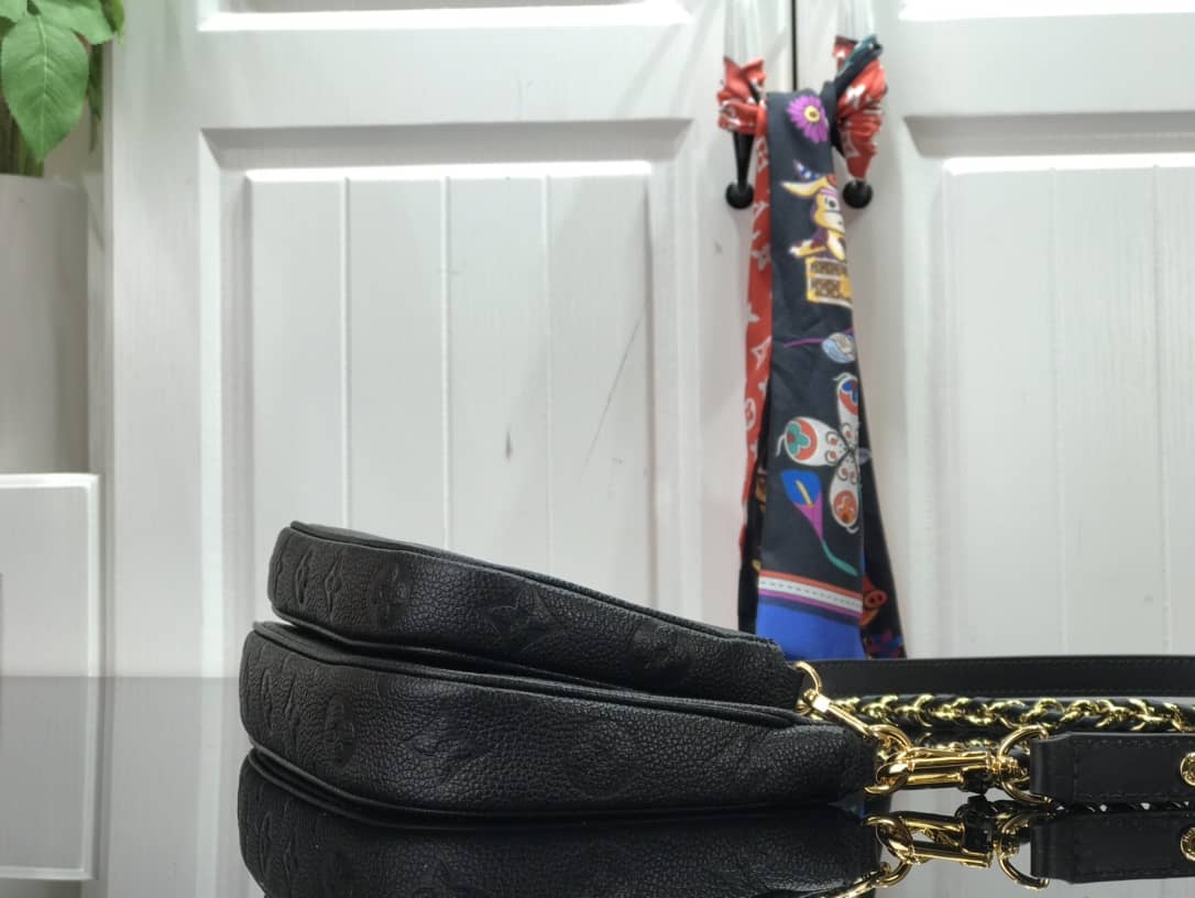 Louis Vuitton Pochette Discovery Compact Replica Wallet Black M57630 - DEEPREPS