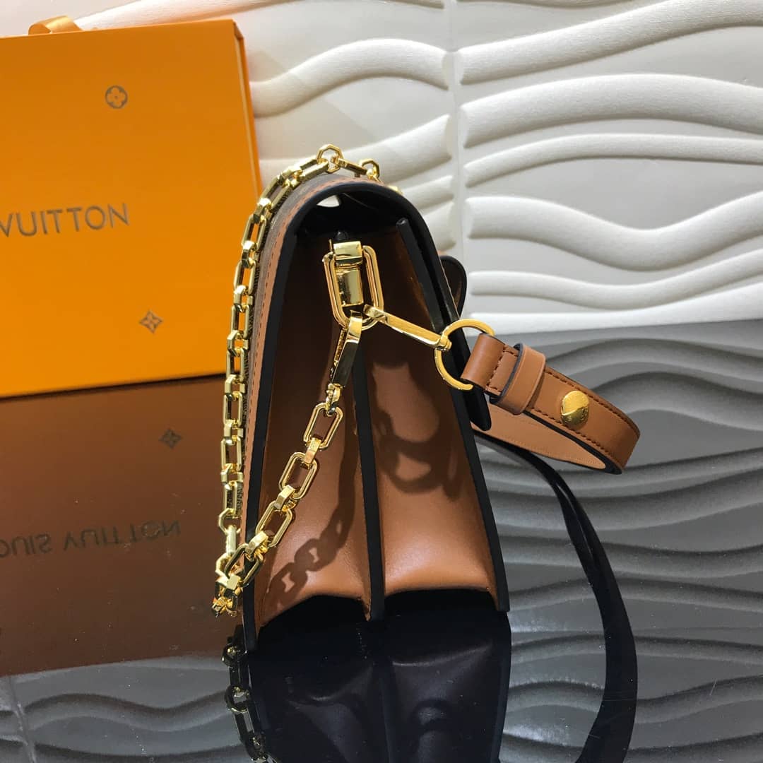 Louis Vuitton Monogram MM Reverse Dauphine Shoulder Bag Replica M44391 - DEEPREPS