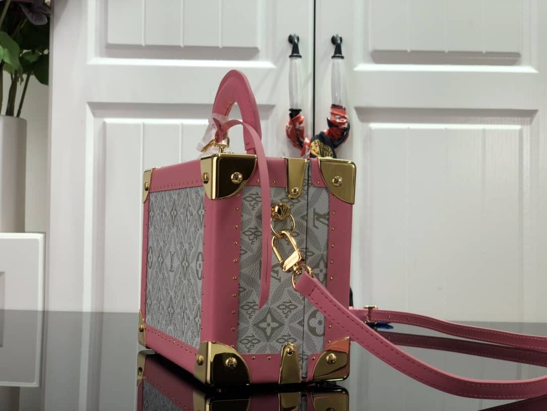 Louis Vuitton Valisette Tresor Monogram Canvas Replica Box Gray M45675 - DEEPREPS