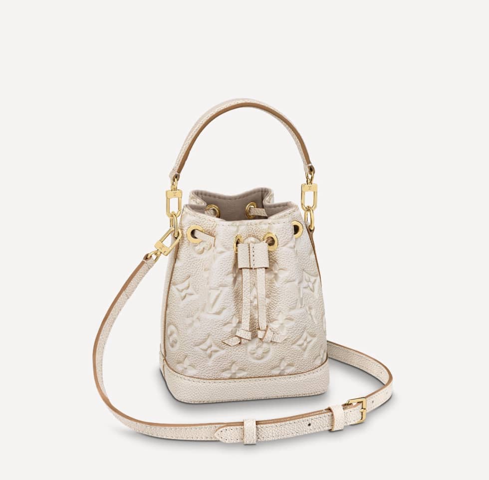 Louis Vuitton Nano Noé Light Beige M81463 Replica Bucket Bag - DEEPREPS