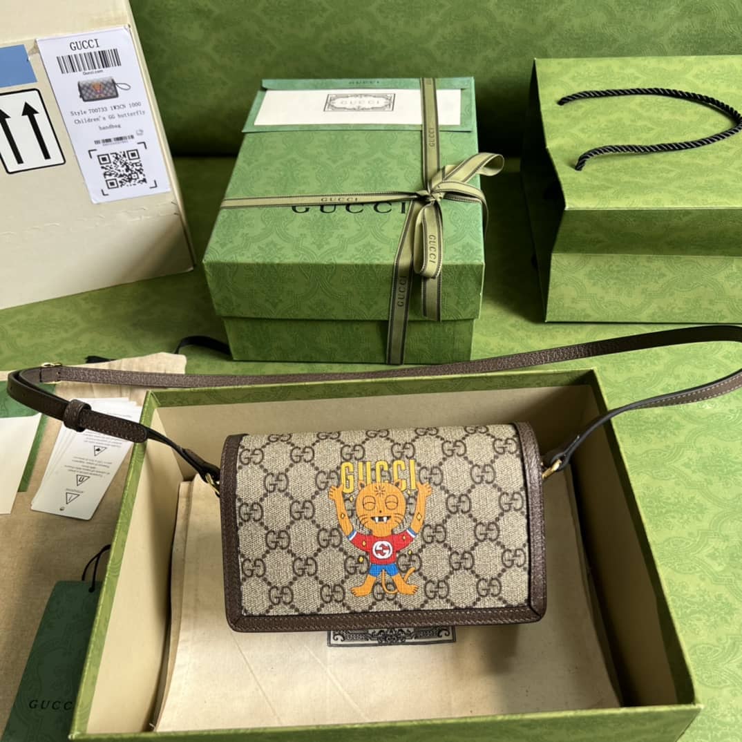Gucci Cherry Print Mini Crossbody Bag 700733 Replica - DEEPREPS