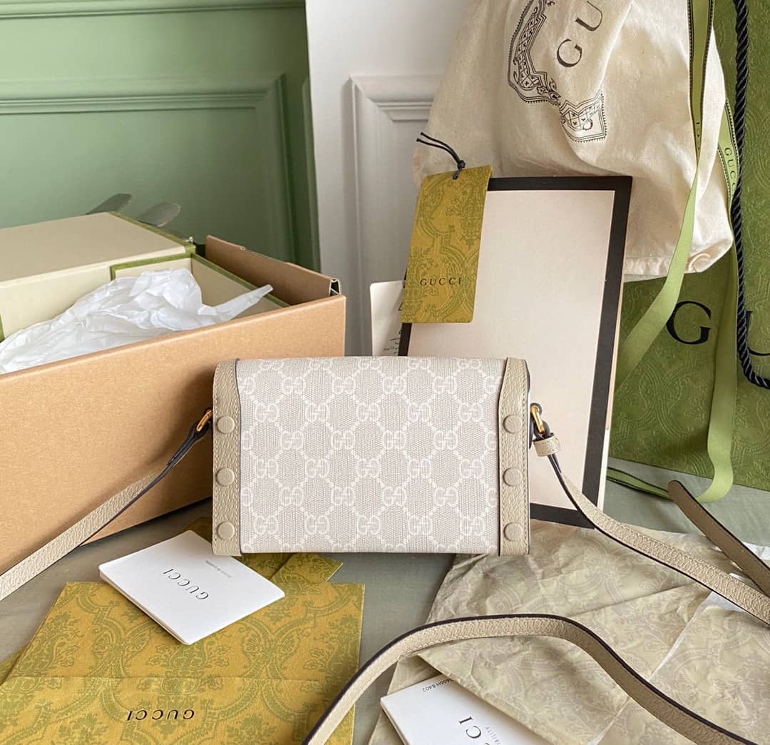 Gucci Horsebit 1955 Mini Bag White 699296 Replica - DEEPREPS