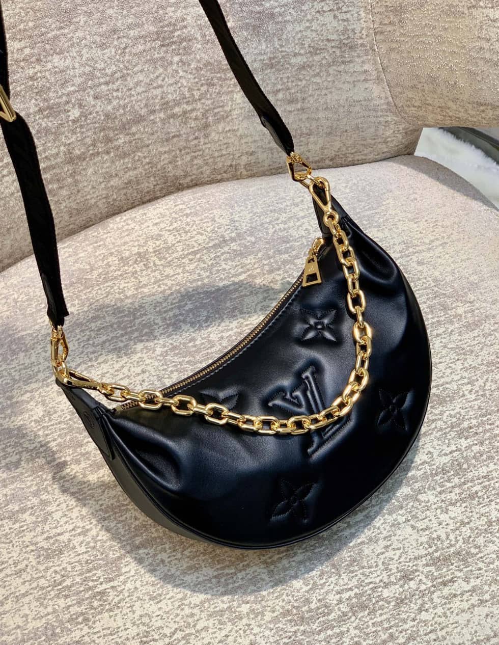 Louis Vuitton Over The Moon Bubblegram Black M59799 Replica Hobo - DEEPREPS