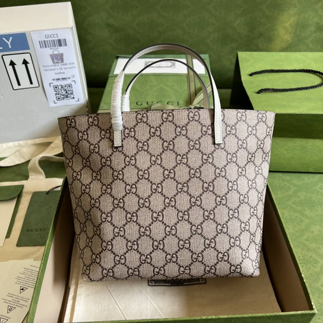 Gucci Children Cat Print Tote 410812 Replica Bag - DEEPREPS