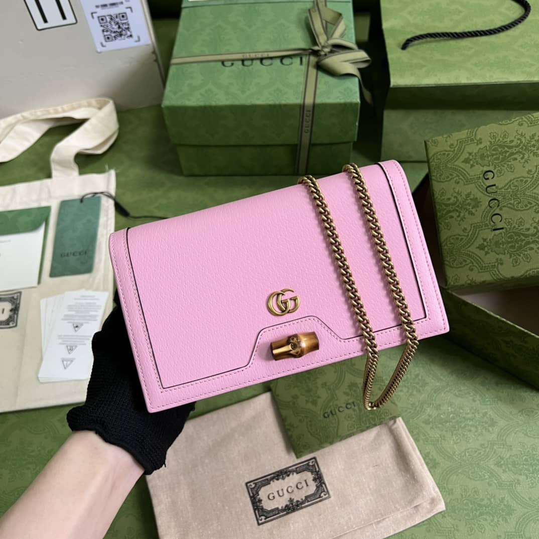 Gucci Diana Mini Crossbody Bag With Bamboo 696817 Replica - DEEPREPS