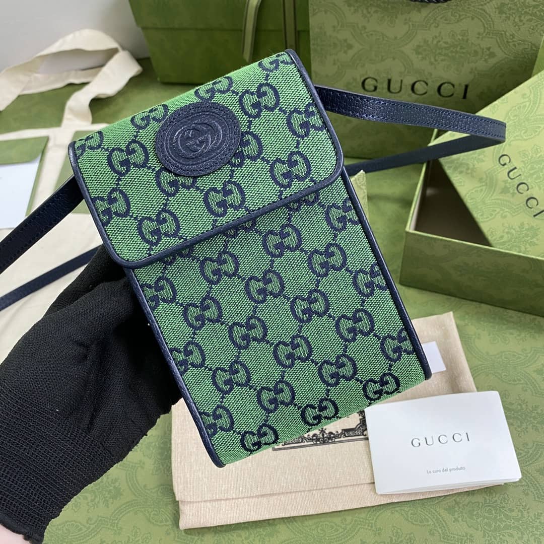 Gucci GG Multicolor Mini Phone Bag Replica 657582 - DEEPREPS