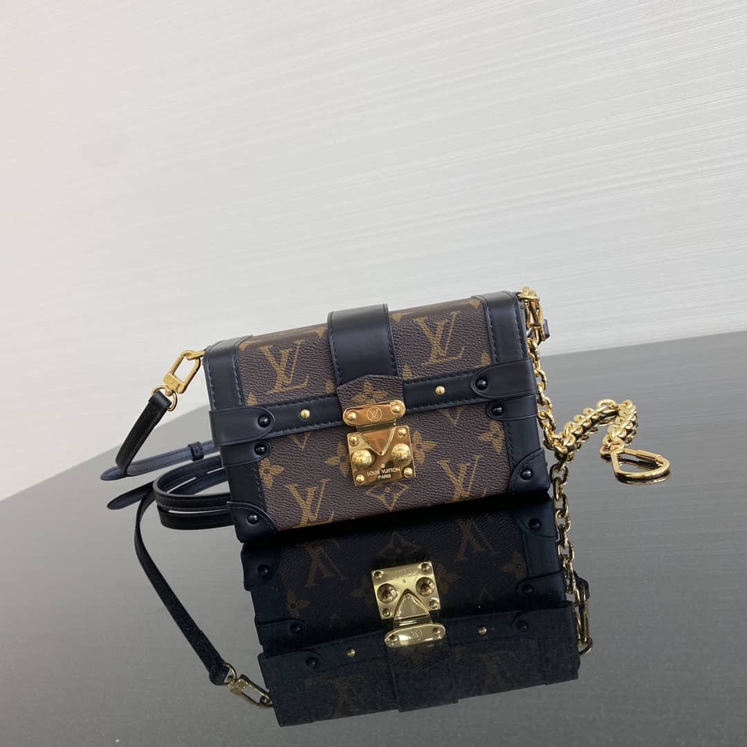 Louis Vuitton Mini Trunk Monogram Canvas Key Chain Replica Bag 44188M - DEEPREPS